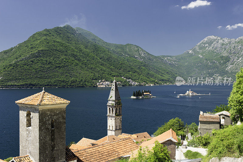 Perast Montenegro的视图